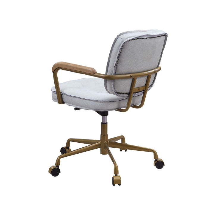 ACME Siecross Vintage White Finish Office Chair Model 93172 - MONAVILLA