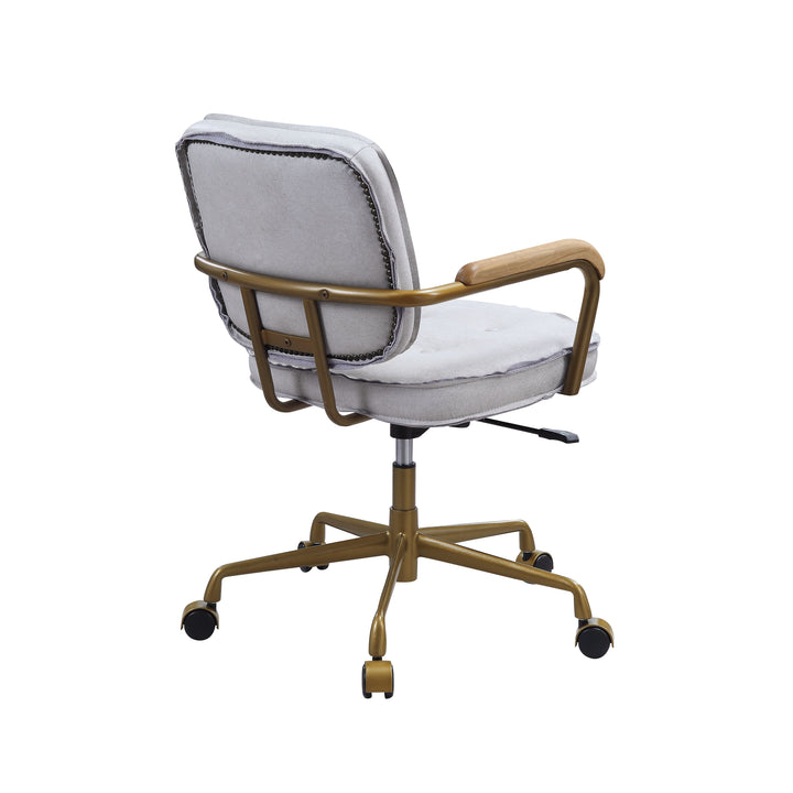ACME Siecross Vintage White Finish Office Chair Model 93172 - MONAVILLA