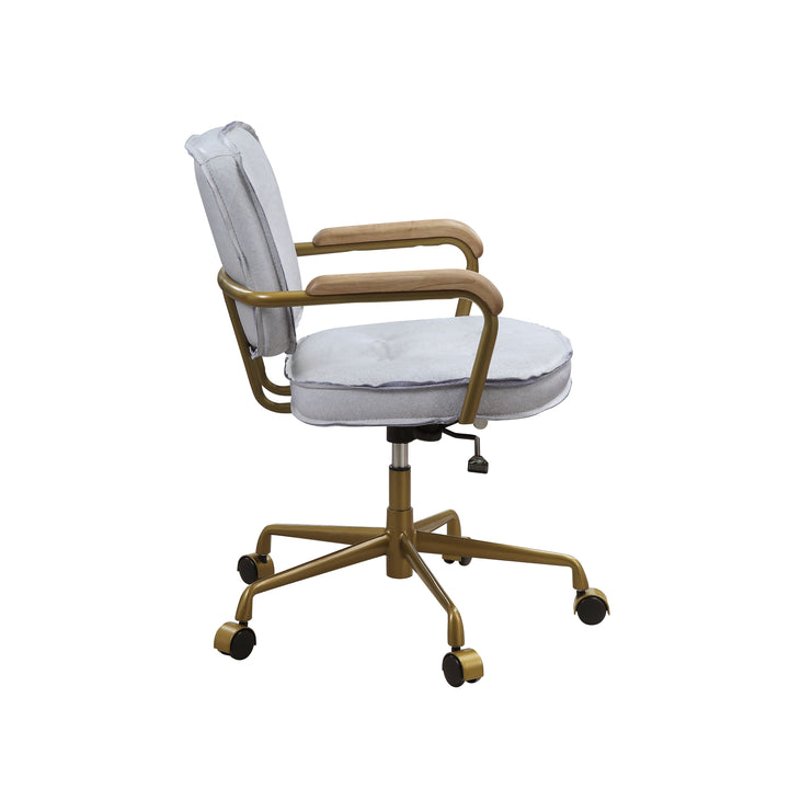 ACME Siecross Vintage White Finish Office Chair Model 93172 - MONAVILLA