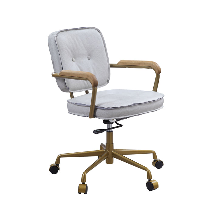 ACME Siecross Vintage White Finish Office Chair Model 93172 - MONAVILLA