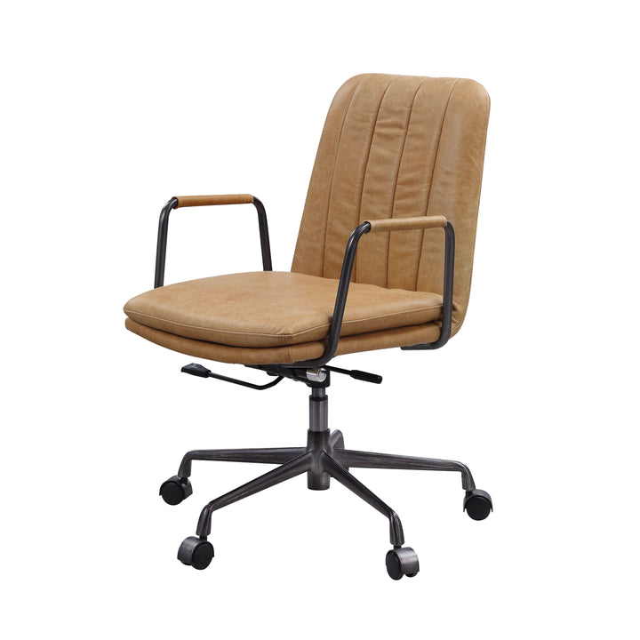 ACME Eclarn Rum Finish Office Chair Model 93174 - MONAVILLA