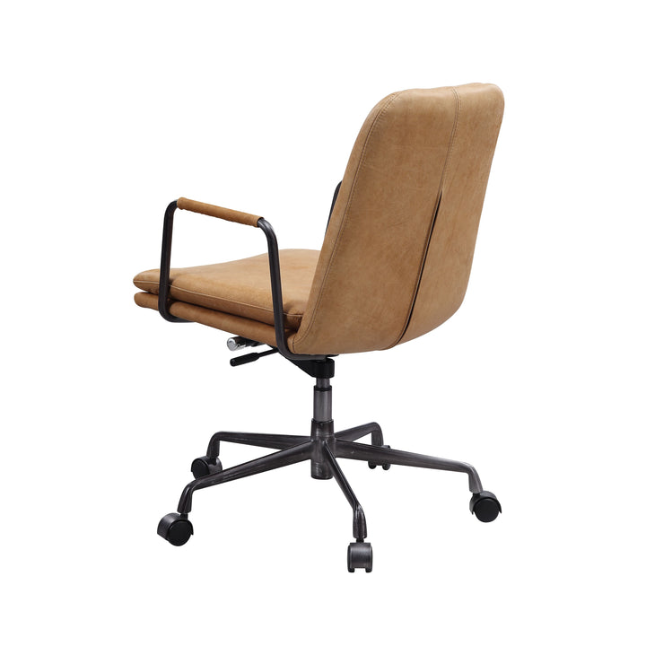 ACME Eclarn Rum Finish Office Chair Model 93174 - MONAVILLA