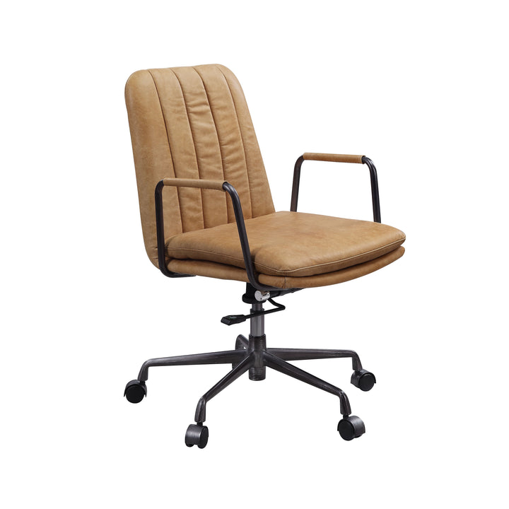 ACME Eclarn Rum Finish Office Chair Model 93174 - MONAVILLA