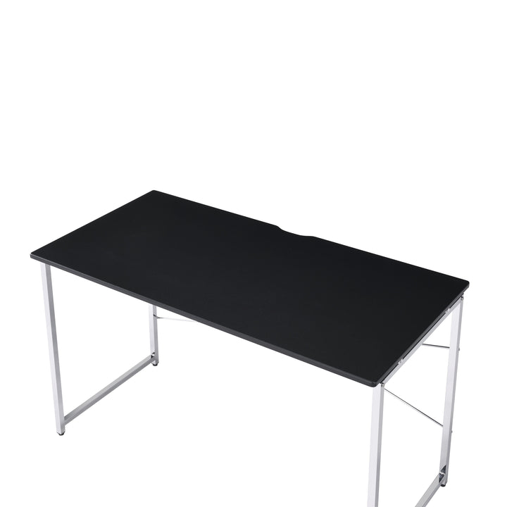 ACME Tennos Black & Chrome Finish Writing Desk Model 93195 - MONAVILLA