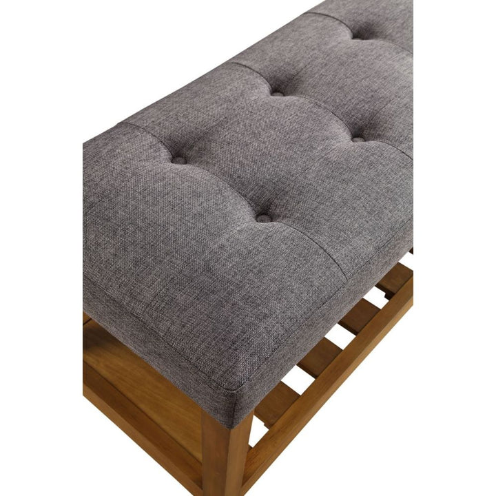 ACME Charla Gray & Oak Bench Model 96686 - MONAVILLA