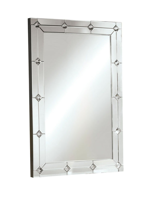 ACME Hessa Mirrored & Faux Rhinestones Wall Decor Model 97390 - MONAVILLA