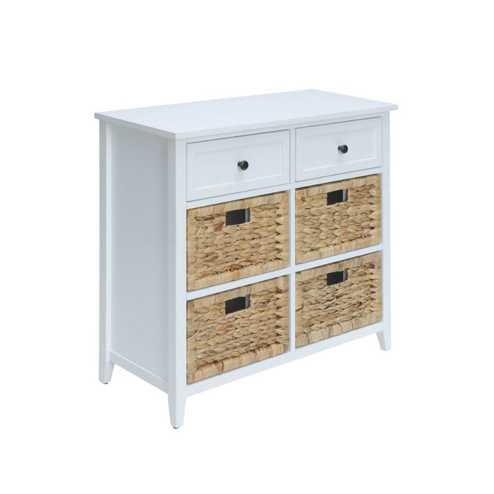 ACME Flavius White Accent Table Model 97416 - MONAVILLA