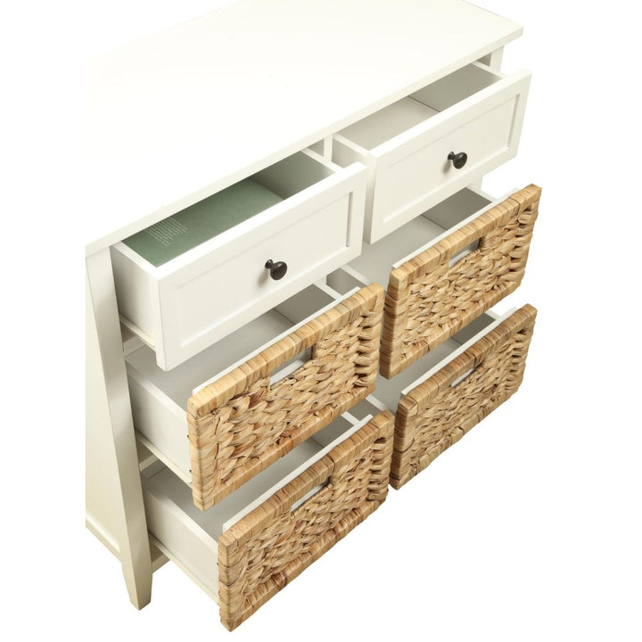 ACME Flavius White Accent Table Model 97416 - MONAVILLA