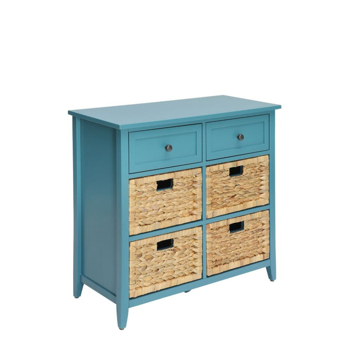 ACME Flavius Teal Accent Table Model 97418 - MONAVILLA