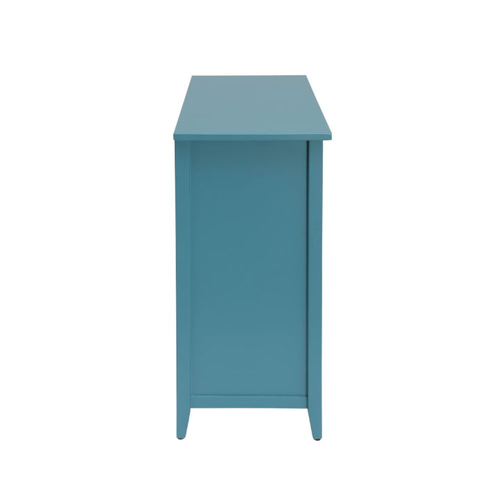 ACME Flavius Teal Accent Table Model 97418 - MONAVILLA