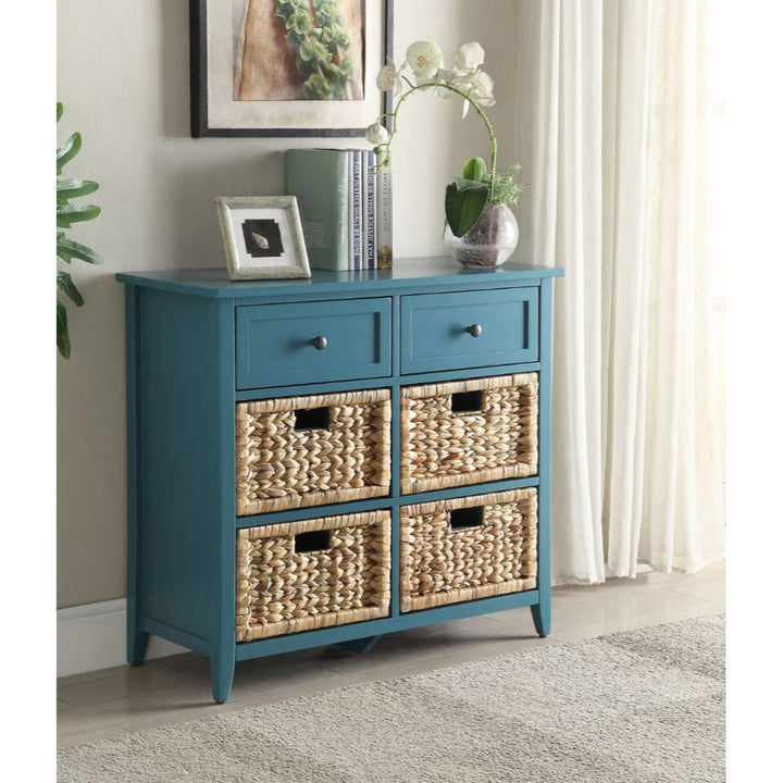 ACME Flavius Teal Accent Table Model 97418 - MONAVILLA
