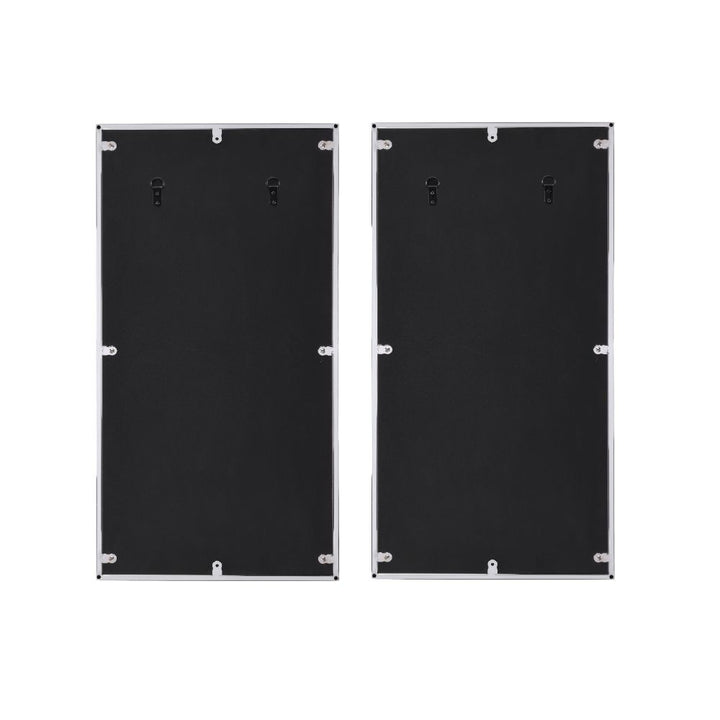 ACME Chafik Mirrored, Natural Oak & Chrome Wall Mirror Model 97455 - MONAVILLA