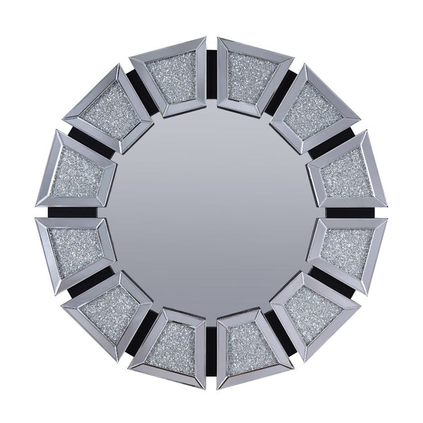 ACME Nowles Mirrored & Faux Stones Wall Decor Model 97610 - MONAVILLA