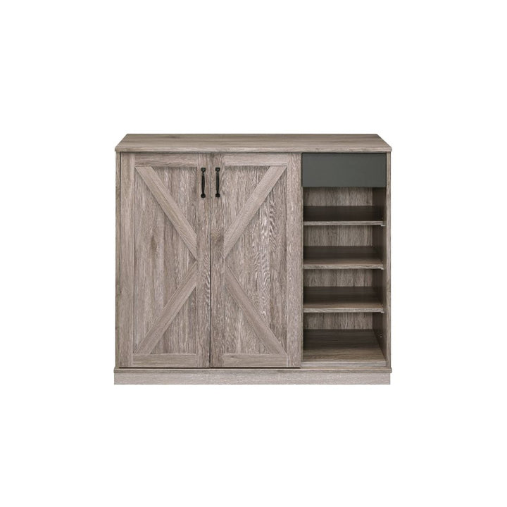 ACME Toski Rustic Gray Oak Cabinet Model 97775 - MONAVILLA
