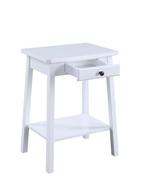 ACME Kaife White Finish Accent Table Model 97859 - MONAVILLA