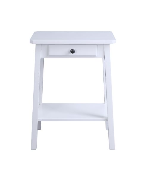 ACME Kaife White Finish Accent Table Model 97859 - MONAVILLA