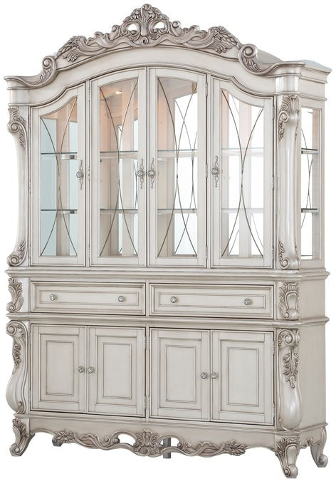 ACME Gorsedd Antique White Hutch & Buffet Model 67444 - MONAVILLA