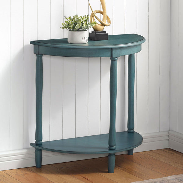 Furniture Of America Menton Antique Teal Transitional Side Table, Antq. Teal Model CM-AC362GR - MONAVILLA
