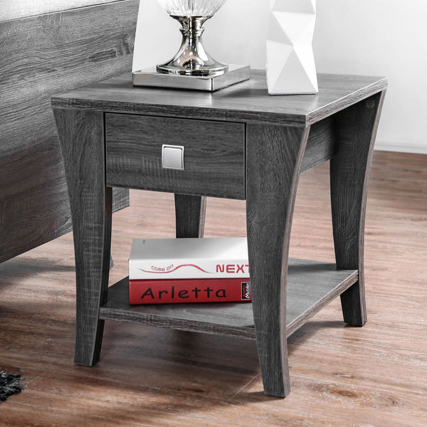 Furniture Of America Amity Gray Transitional End Table Model CM4085E - MONAVILLA