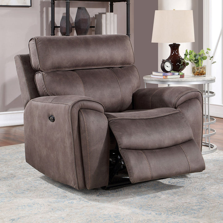 ACME Arcadia Beige Microfiber Recliner Model 626 - MONAVILLA
