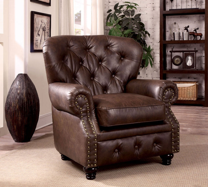 ACME Arcadia Beige Microfiber Recliner Model 626 - MONAVILLA