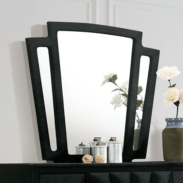 Furniture Of America Carissa Black Transitional Mirror Model CM7164BK-M - MONAVILLA