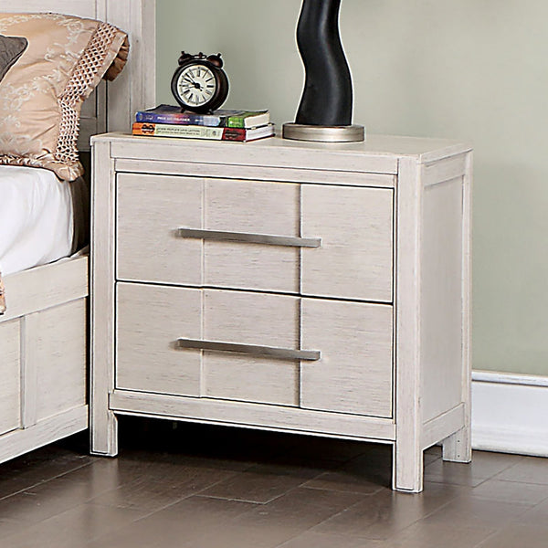 Furniture Of America Berenice White Transitional Night Stand, White Model CM7580WH-N - MONAVILLA