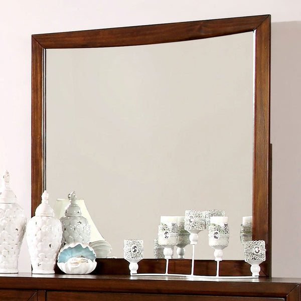Furniture Of America Snyder Brown Cherry Mid-Century Modern Mirror Model CM7792M - MONAVILLA