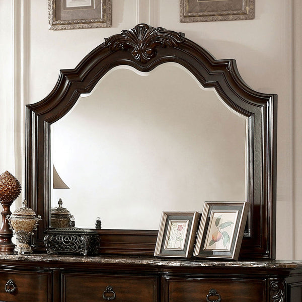 Furniture Of America Niketas Brown Cherry Traditional Mirror Model CM7860M - MONAVILLA