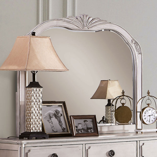 Furniture Of America Esther Antique White Traditional Mirror Model FOA7929M - MONAVILLA