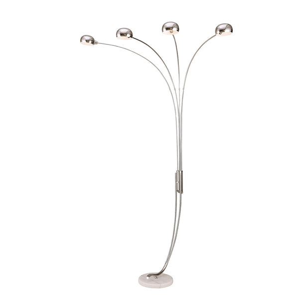 Furniture Of America Loretta Chrome Contemporary Arch Lamp Model L99741SR Default Title