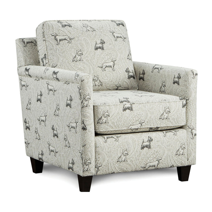 Furniture Of America Pocklington Dog Multi Transitional Accent Chair, Dog Model SM8188-CH-DG - MONAVILLA