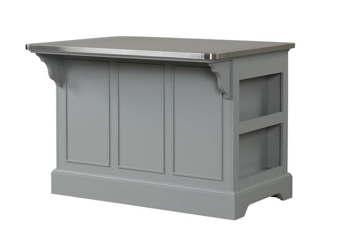 ACME Urrur Gray Finish Kitchen Island Model AC00187 - MONAVILLA