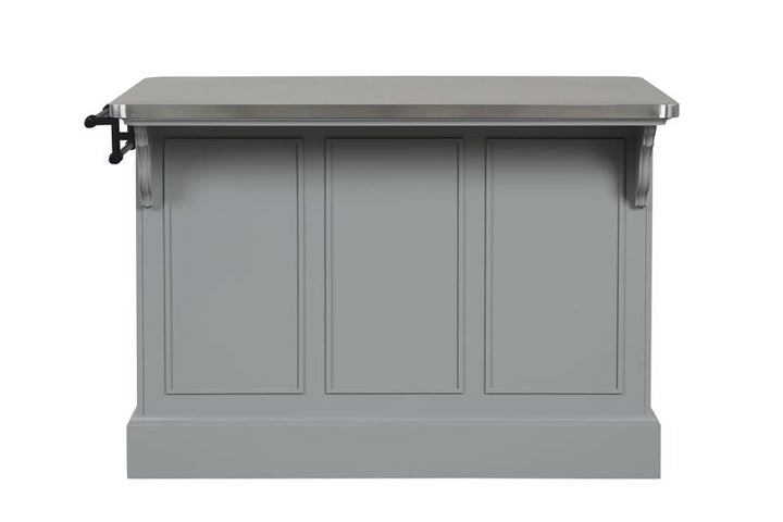 ACME Urrur Gray Finish Kitchen Island Model AC00187 - MONAVILLA