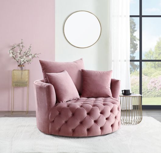 ACME Zunyas Pink Velvet Model AC00291 - MONAVILLA