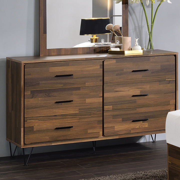 ACME Hestia Walnut Finish Dresser Model AC00543 - MONAVILLA