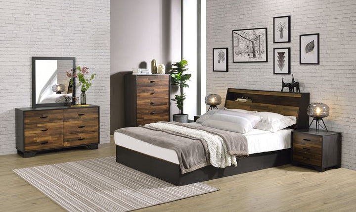ACME Eos Walnut & Black Finish Dresser Model AC00546 - MONAVILLA