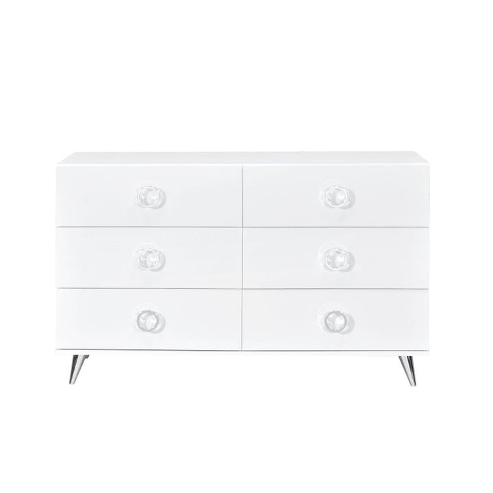 ACME Perse White Finish Dresser Model AC00549 - MONAVILLA