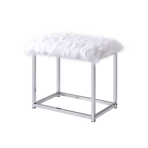 ACME Coleen Chrome Finish Vanity Desk Model AC00666 - MONAVILLA