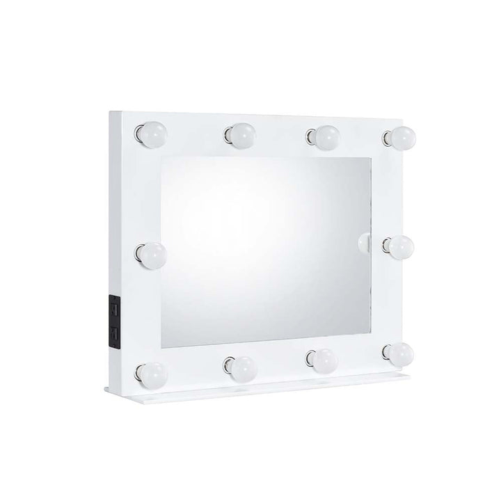 ACME Avery White Finish Accent Mirror Model AC00759 - MONAVILLA
