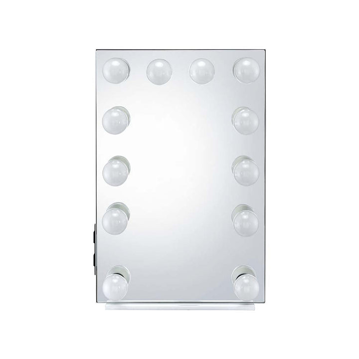 ACME Asa White Finish Accent Mirror Model AC00760 - MONAVILLA