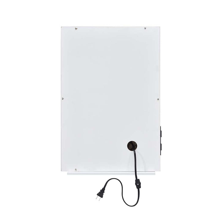 ACME Asa White Finish Accent Mirror Model AC00760 - MONAVILLA
