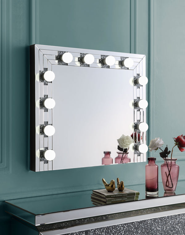 ACME Noralie Mirrored & Faux Diamonds Wall Decor Model AC00761 - MONAVILLA