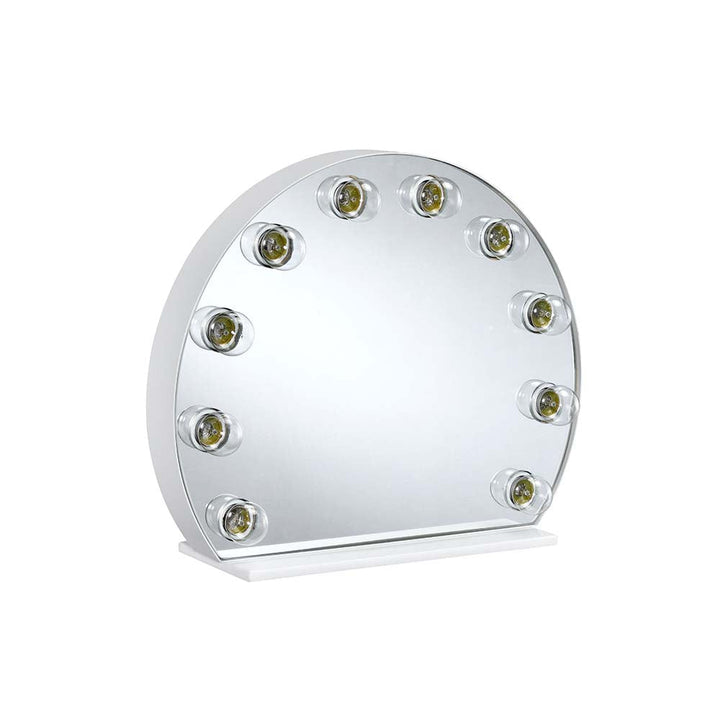ACME Alma White Finish Accent Mirror Model AC00787 - MONAVILLA