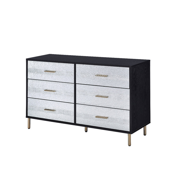 ACME Myles Black, Silver & Gold Finish Dresser Model AC00961 - MONAVILLA