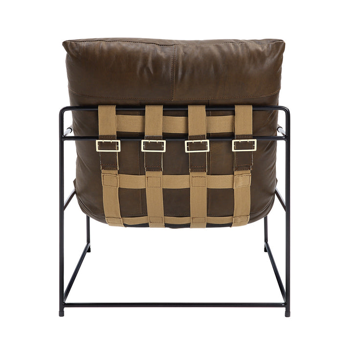 ACME Oralia Saturn Top Grain Leather Accent Chair Model AC01166 - MONAVILLA