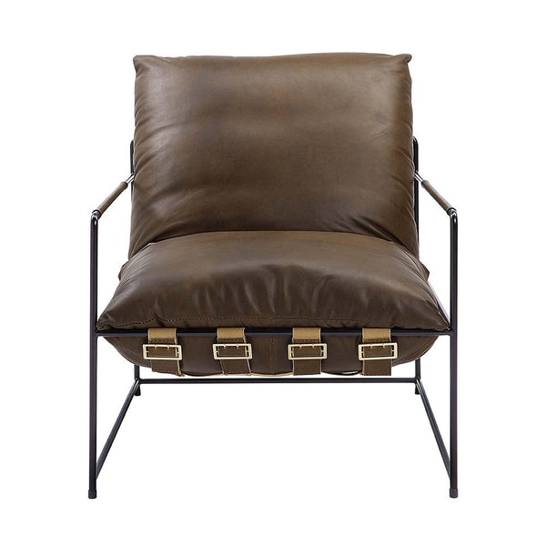 ACME Oralia Saturn Top Grain Leather Accent Chair Model AC01166 - MONAVILLA
