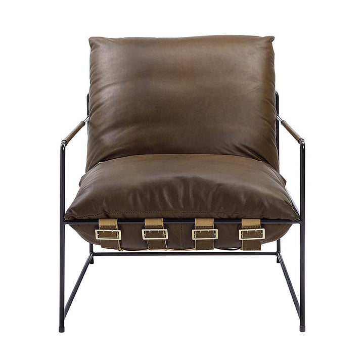 ACME Oralia Saturn Top Grain Leather Accent Chair Model AC01166 - MONAVILLA