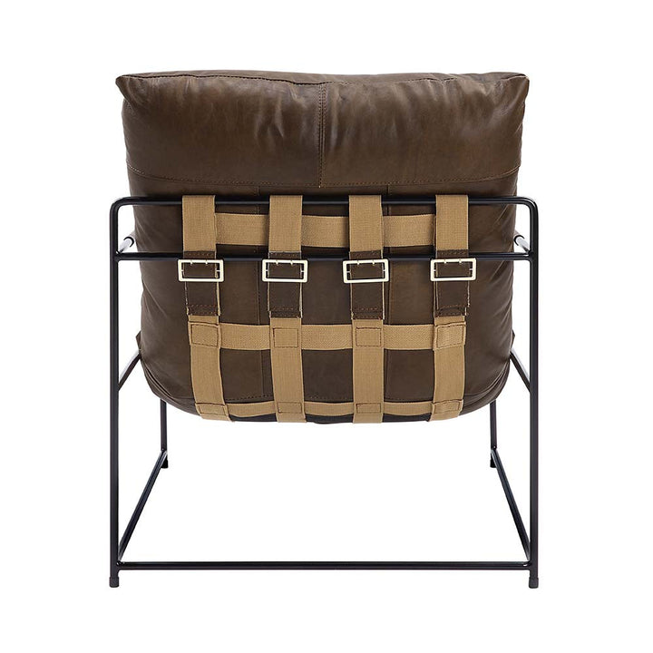 ACME Oralia Saturn Top Grain Leather Accent Chair Model AC01166 - MONAVILLA
