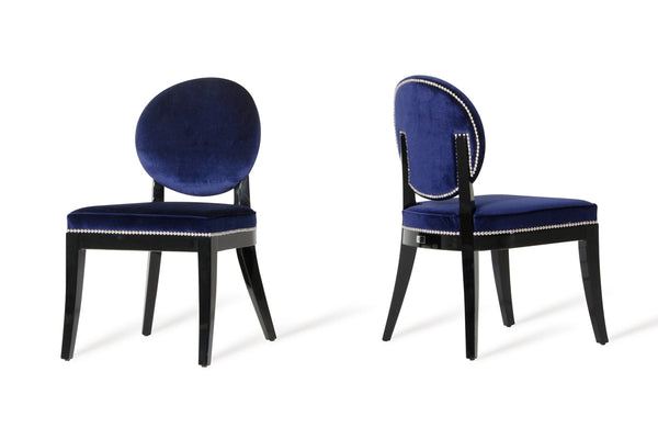 Isabella Modern Blue Dining Chair (Set of 2) - MONAVILLA